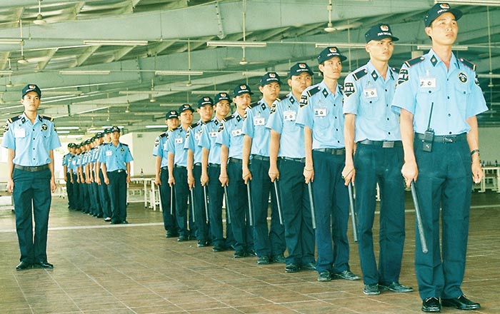 Dịch vụ bảo vệ tại Thanh Xuân - đào tạo nghiệp vụ