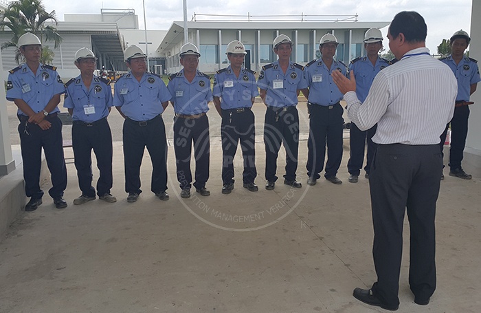 Công ty dịch vụ bảo vệ tại Sơn Tây - Họp giao ban đánh giá công việc