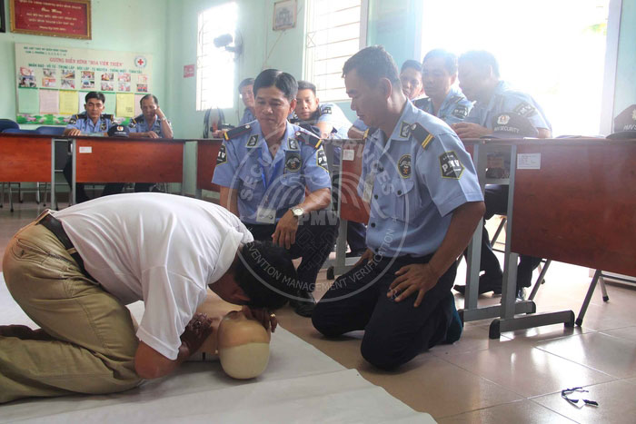 Công ty dịch vụ bảo vệ chuyên nghiệp tại Thái Bình- Đào tạo sơ cấp cứu 